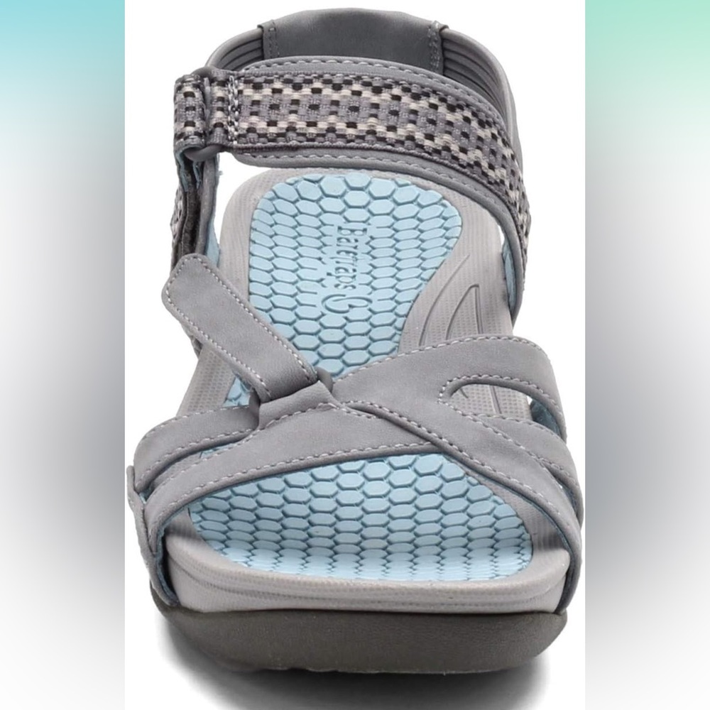 BareTraps Dalton Gray Active Sandals Size 11 NWT